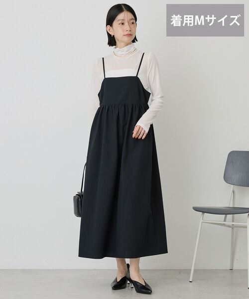 AMERICAN HOLIC（アメリカンホリック）の「【選べる丈】サッカーキャミワンピース（ワンピース・レディース・ブラック・L/M）」の15枚目の写真