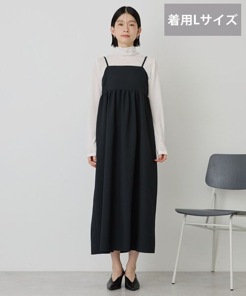 AMERICAN HOLIC（アメリカンホリック）の「【選べる丈】サッカーキャミワンピース（ワンピース・レディース・ブラック・L/M）」の21枚目の写真