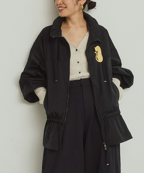 ダブルサテンZIPブルゾン（その他アウター）｜VERMEIL par iena