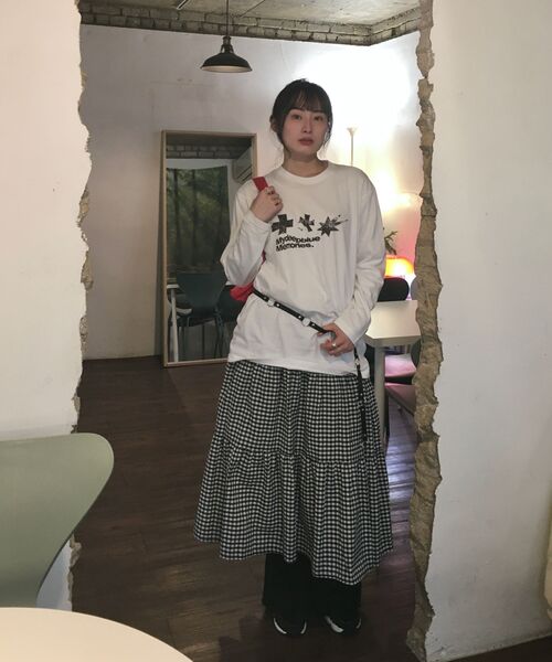 mydeepbluememories(マイディープブルーメモリーズ)の「SYMBOL GRAPHIC LONG SLEEVE(WHITE)(Tシャツ/カットソー・レディース・ホワイト・LARGE/SMALL)」の7枚目の写真