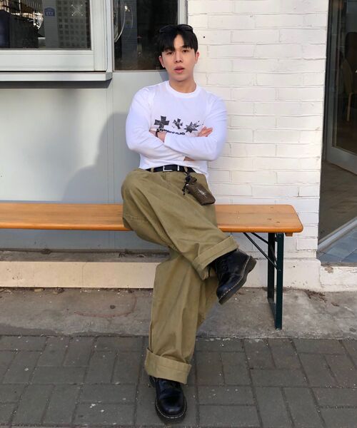 mydeepbluememories(マイディープブルーメモリーズ)の「SYMBOL GRAPHIC LONG SLEEVE(WHITE)(Tシャツ/カットソー・レディース・ホワイト・LARGE/SMALL)」の6枚目の写真