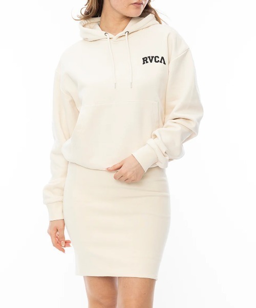 RVCA(ルーカ)の「【RVCA/ルーカ】PASTE UP HOODIE DRES/タイトスカート ワンピース(ワンピース・レディース・ブラック・MEDIUM)」の15枚目の写真