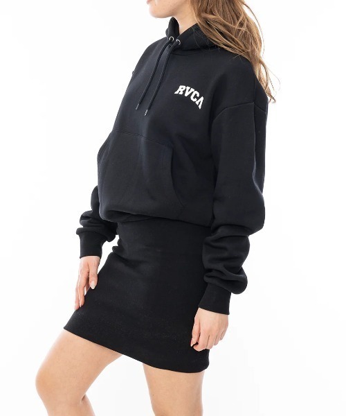 RVCA(ルーカ)の「【RVCA/ルーカ】PASTE UP HOODIE DRES/タイトスカート ワンピース(ワンピース・レディース・ブラック・MEDIUM)」の11枚目の写真