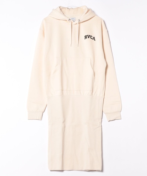 RVCA(ルーカ)の「【RVCA/ルーカ】PASTE UP HOODIE DRES/タイトスカート ワンピース(ワンピース・レディース・ブラック・MEDIUM)」の6枚目の写真