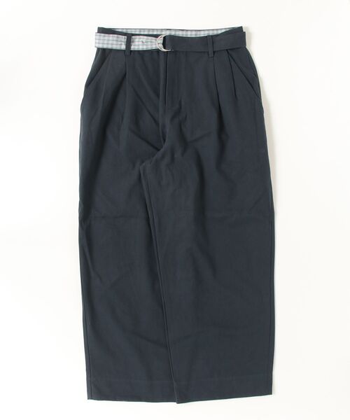 BROKEN BASE(ブロークンベース)の「2-Way Check Chino Pants / 2-Way チェックチノパンツ(チノパンツ・メンズ・アイボリー/ネイビー・MEDIUM/LARGE)」の10枚目の写真