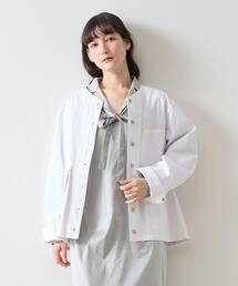 LOGEMENT DE CLAIRE（ロジュモンドクレール）の「《別注》【TAION/タイオン】ノーカラーブルゾン（ブルゾン）」