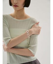 emmi（エミ）の「オーバルデザインチェーンブレスレット（ブレスレット）」