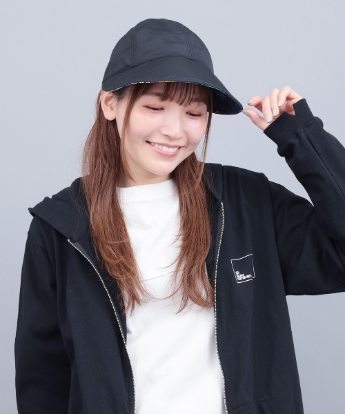 チチカカ（チチカカ）の「つば広日よけキャップ（キャップ・レディース・アイボリー/ブラック・FREE）」の15枚目の写真