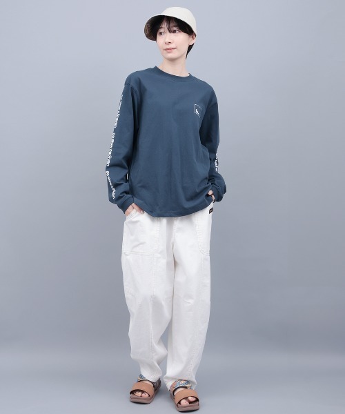 チチカカ（チチカカ）の「つば広日よけキャップ（キャップ・レディース・アイボリー/ブラック・FREE）」の3枚目の写真