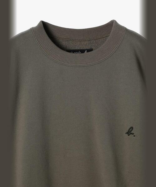 agnes b.（アニエスベー）の「メンズ ”b.”ロゴ コットン 長袖 スウェット ”Cuppo”（スウェット・メンズ・グリーン系その他・2/1）」の3枚目の写真