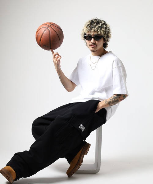 PRO CLUB （プロクラブ）の「PRO CLUB 13oz HEAVYWEIGHT CARGO SWEAT PANTS スウェットカーゴパンツ（スウェットパンツ・メンズ・グレー/ブラック/ネイビー・XL/L/M/S）」の21枚目の写真