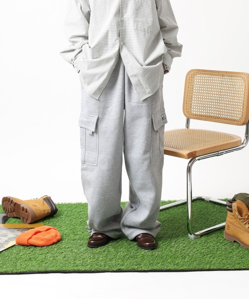 PRO CLUB （プロクラブ）の「PRO CLUB 13oz HEAVYWEIGHT CARGO SWEAT PANTS スウェットカーゴパンツ（スウェットパンツ・メンズ・グレー/ブラック/ネイビー・XL/L/M/S）」の22枚目の写真