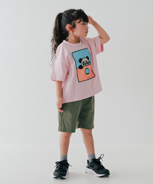 FOV(フォブ)の「FOV/フォブ F/B PANDA Tシャツ(Tシャツ/カットソー・キッズ・ピンク/ホワイト/チャコールグレー・130cm/120cm/100cm/110cm/90cm)」の15枚目の写真