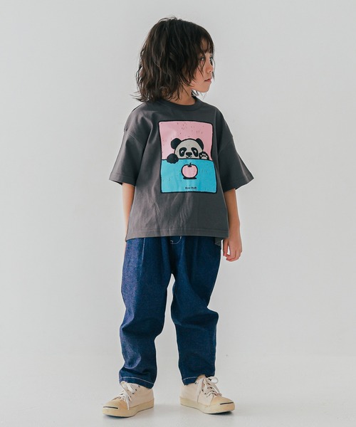 FOV(フォブ)の「FOV/フォブ F/B PANDA Tシャツ(Tシャツ/カットソー・キッズ・ピンク/ホワイト/チャコールグレー・130cm/120cm/100cm/110cm/90cm)」の9枚目の写真