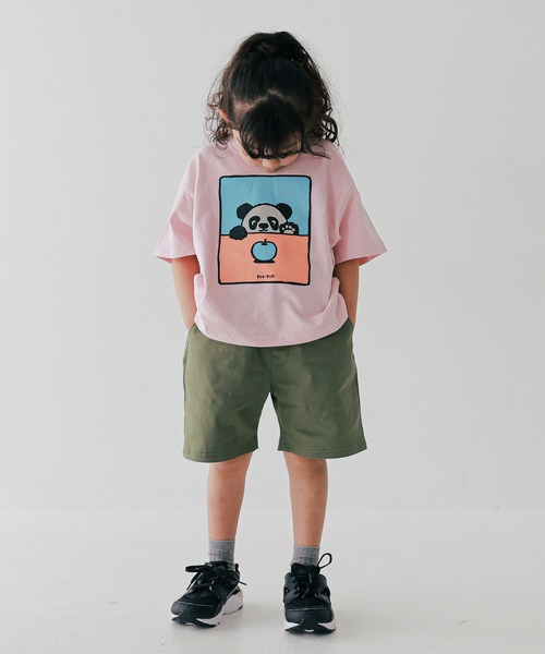 FOV(フォブ)の「FOV/フォブ F/B PANDA Tシャツ(Tシャツ/カットソー・キッズ・ピンク/ホワイト/チャコールグレー・130cm/120cm/100cm/110cm/90cm)」の13枚目の写真