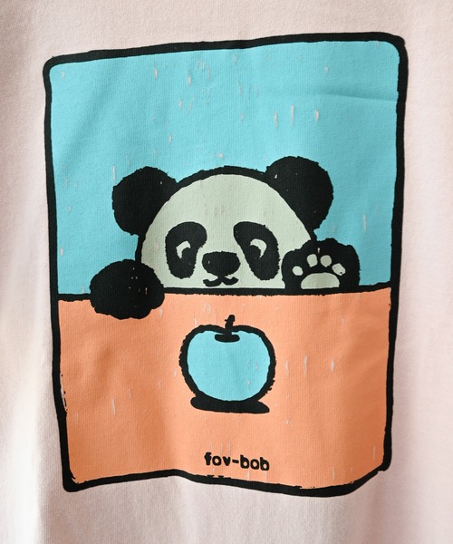 FOV(フォブ)の「FOV/フォブ F/B PANDA Tシャツ(Tシャツ/カットソー・キッズ・ピンク/ホワイト/チャコールグレー・130cm/120cm/100cm/110cm/90cm)」の17枚目の写真