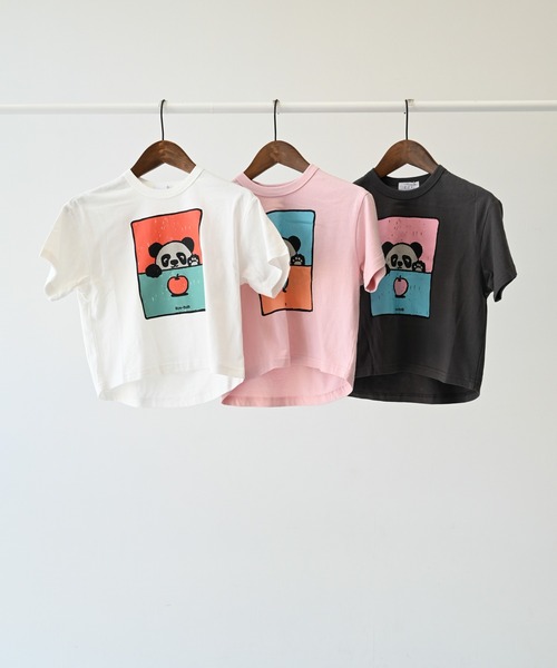 FOV(フォブ)の「FOV/フォブ F/B PANDA Tシャツ(Tシャツ/カットソー・キッズ・ピンク/ホワイト/チャコールグレー・130cm/120cm/100cm/110cm/90cm)」の21枚目の写真