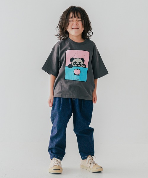 FOV(フォブ)の「FOV/フォブ F/B PANDA Tシャツ(Tシャツ/カットソー・キッズ・ピンク/ホワイト/チャコールグレー・130cm/120cm/100cm/110cm/90cm)」の7枚目の写真