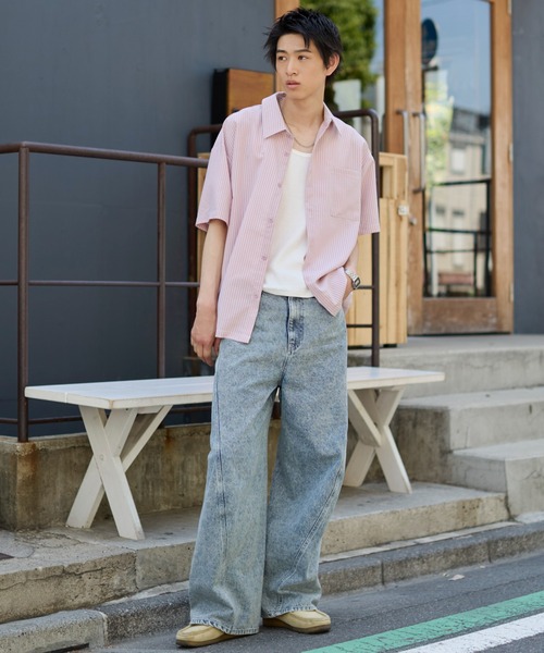 WEGO(ウィゴー)の「WEGO/【26年春夏新作】カバーフィットバルーンデニムパンツ(デニムパンツ・メンズ・ブラック系3/ライトインディゴブルー/コバルトブルー/インディゴブルー・SMALL/MEDIUM/LARGE)」の7枚目の写真