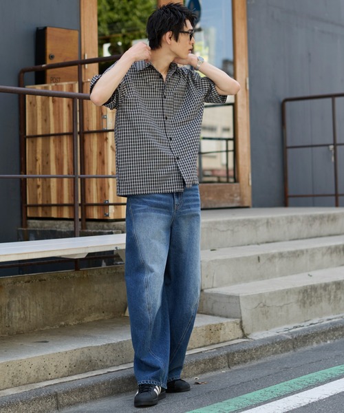 WEGO(ウィゴー)の「WEGO/【26年春夏新作】カバーフィットバルーンデニムパンツ(デニムパンツ・メンズ・ブラック系3/ライトインディゴブルー/コバルトブルー/インディゴブルー・SMALL/MEDIUM/LARGE)」の8枚目の写真