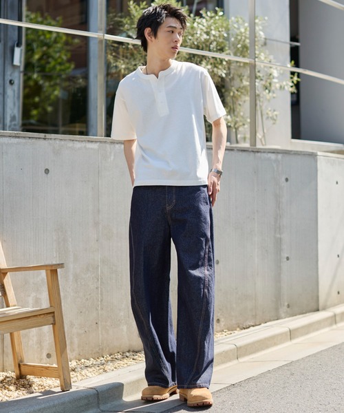 WEGO(ウィゴー)の「WEGO/【26年春夏新作】カバーフィットバルーンデニムパンツ(デニムパンツ・メンズ・ブラック系3/ライトインディゴブルー/コバルトブルー/インディゴブルー・SMALL/MEDIUM/LARGE)」の10枚目の写真