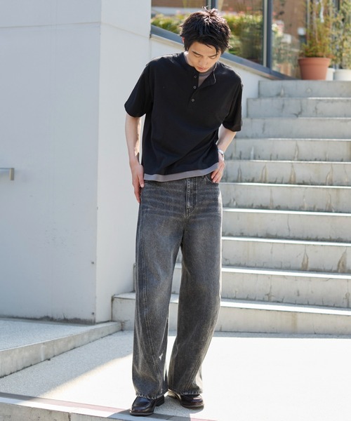 WEGO(ウィゴー)の「WEGO/【26年春夏新作】カバーフィットバルーンデニムパンツ(デニムパンツ・メンズ・ブラック系3/ライトインディゴブルー/コバルトブルー/インディゴブルー・SMALL/MEDIUM/LARGE)」の11枚目の写真