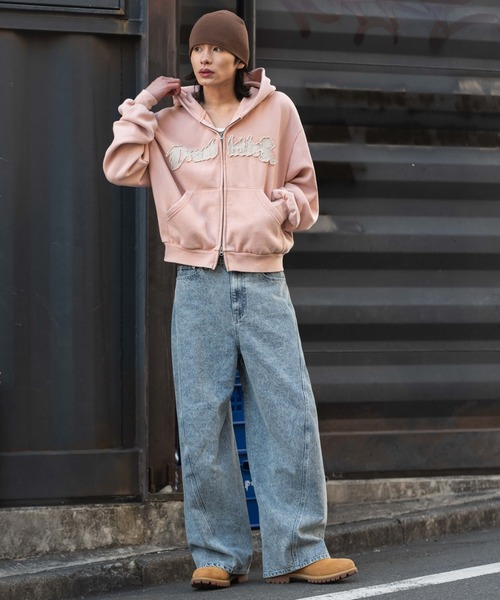 WEGO（ウィゴー）の「WEGO/【26年春夏新作】カバーフィットバルーンデニムパンツ（デニムパンツ・メンズ・ブラック系3/ライトインディゴブルー/コバルトブルー/インディゴブルー・SMALL/MEDIUM/LARGE）」の7枚目の写真