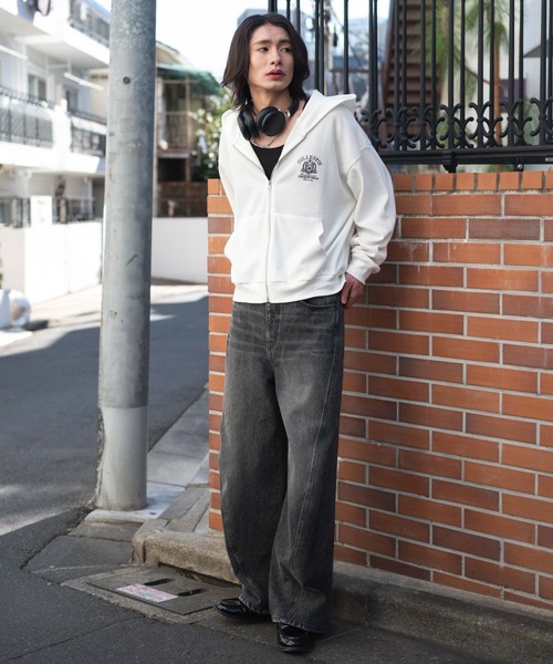 WEGO（ウィゴー）の「WEGO/【26年春夏新作】カバーフィットバルーンデニムパンツ（デニムパンツ・メンズ・ブラック系3/ライトインディゴブルー/コバルトブルー/インディゴブルー・SMALL/MEDIUM/LARGE）」の17枚目の写真