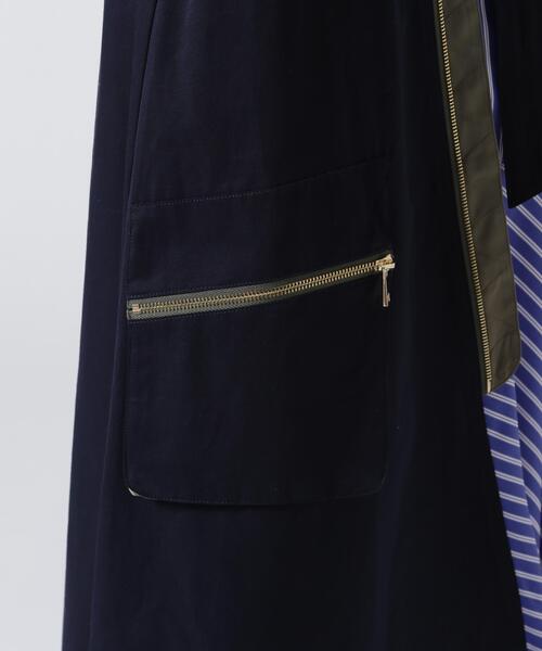 Risley（リズレー）の「Risley/リズレー/ドッキングスカート（スカート・レディース・カーキ/ネイビー・F）」の6枚目の写真