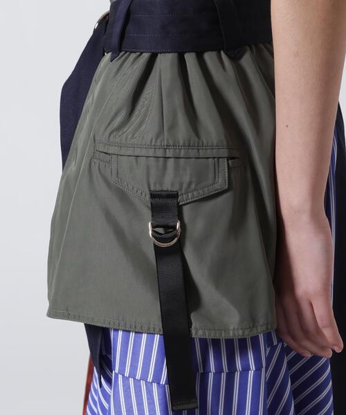 Risley（リズレー）の「Risley/リズレー/ドッキングスカート（スカート・レディース・カーキ/ネイビー・F）」の7枚目の写真