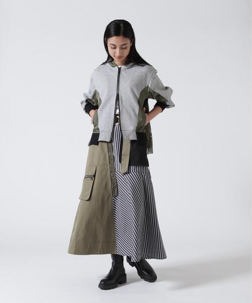 Risley（リズレー）の「Risley/リズレー/ドッキングスカート（スカート・レディース・カーキ/ネイビー・F）」の18枚目の写真
