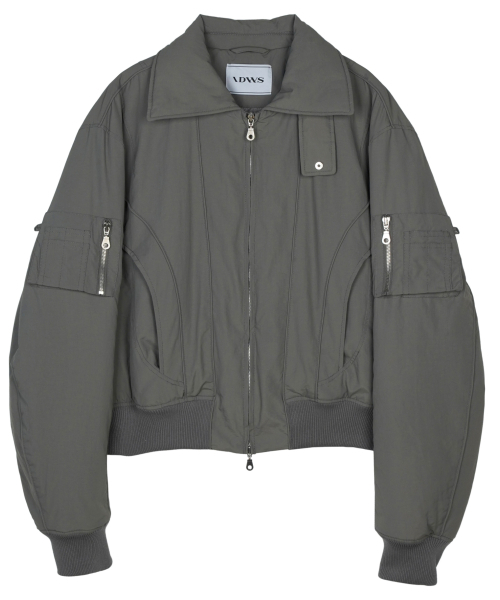 IDWS（アイドンワナセル）の「Solid High Neck Ma-1 Charcoal（ブルゾン・レディース・その他・0/1/2）」の10枚目の写真