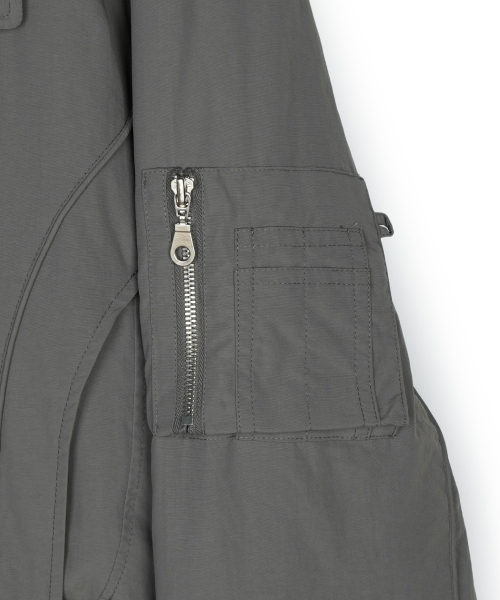 IDWS（アイドンワナセル）の「Solid High Neck Ma-1 Charcoal（ブルゾン・レディース・その他・0/1/2）」の15枚目の写真