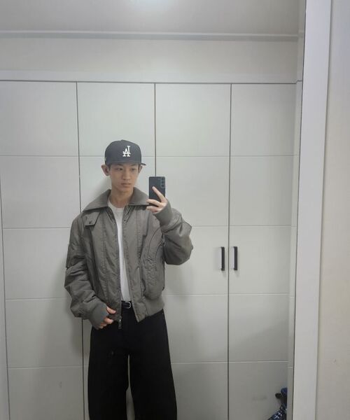 IDWS（アイドンワナセル）の「Solid High Neck Ma-1 Charcoal（ブルゾン・レディース・その他・0/1/2）」の21枚目の写真