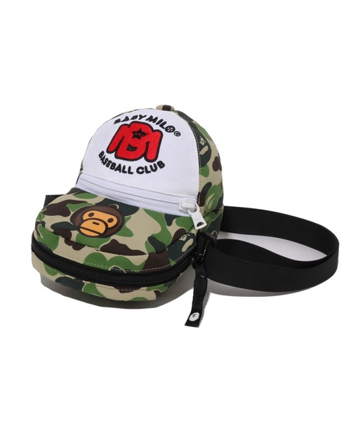 A BATHING APE(アベイシングエイプ)の「ABC CAMO MILO CAP SHOULDER BAG(ショルダーバッグ・キッズ・ブルー/グリーン・FREE)」の5枚目の写真