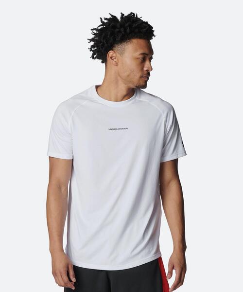 UNDER ARMOUR(アンダーアーマー)の「UAネクストジェン ショートスリーブ Tシャツ(バスケットボール/メンズ)(Tシャツ/カットソー・メンズ・ホワイト・XL/L/M/2XL/S/3XL)」の1枚目の写真