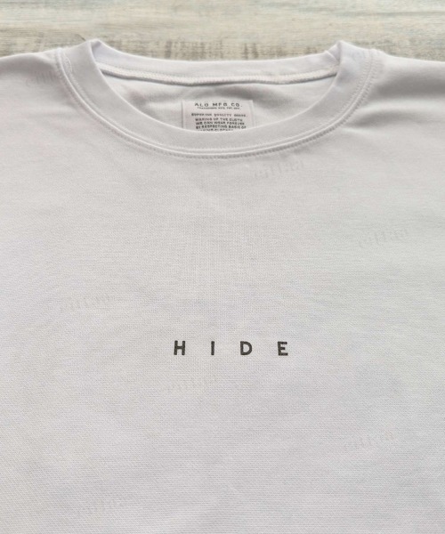 Dalfwin（ダールフィン）の「韓国ファッション HIDEプリントオーバーサイズ半袖Tシャツ（Tシャツ/カットソー・レディース・ホワイト/ブラック・FREE）」の12枚目の写真