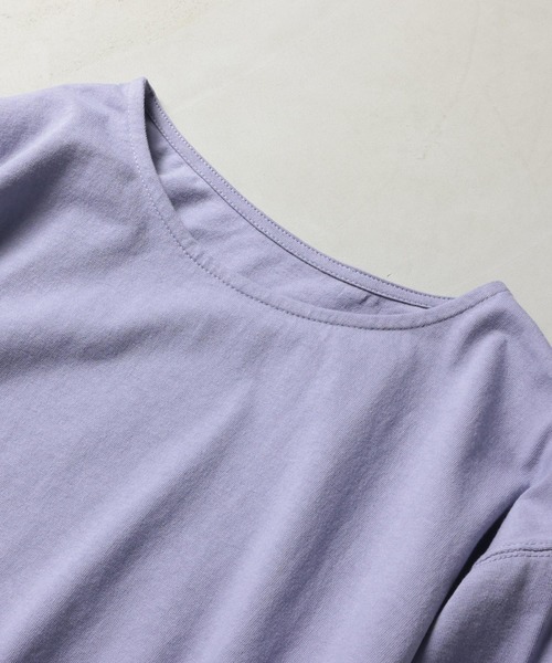 soulberry（ソウルベリー）の「ブラウス好きのためのロンT（Tシャツ/カットソー・レディース・プラム/イエロー/ブラック/オフホワイト・M/L/LL/3L/4L/5L）」の19枚目の写真