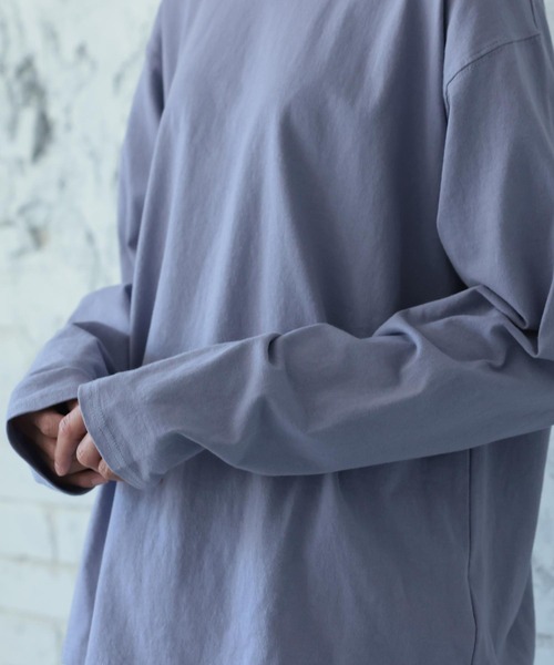 soulberry（ソウルベリー）の「ブラウス好きのためのロンT（Tシャツ/カットソー・レディース・プラム/イエロー/ブラック/オフホワイト・M/L/LL/3L/4L/5L）」の20枚目の写真