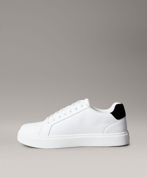 Calvin Klein(カルバン・クライン)の「クラシックレザーコートスニーカー(スニーカー・メンズ・ホワイト×ブラック・43/42/40/41)」の8枚目の写真