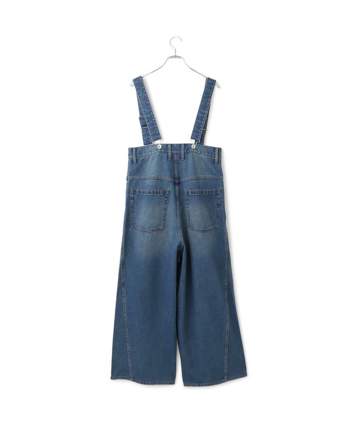 ADAM ET ROPE'（アダムエロペ）の「【サステナブル】2WAYデニムサロペット（サロペット/オーバーオール・レディース・ブラック/ブルー・38/36）」の16枚目の写真