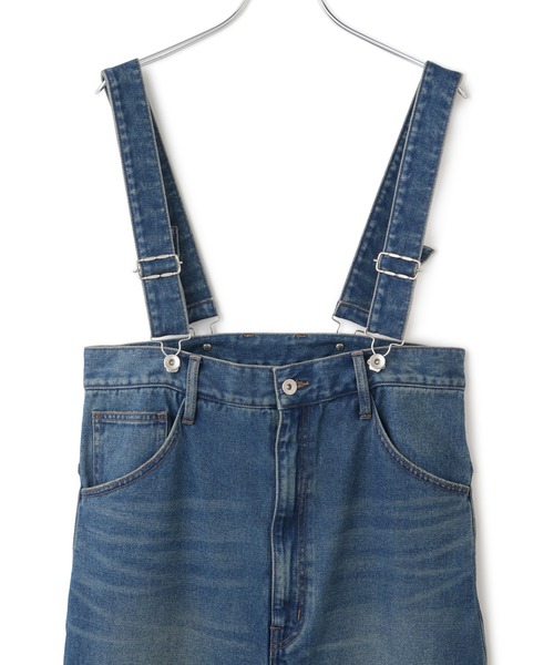 ADAM ET ROPE'（アダムエロペ）の「【サステナブル】2WAYデニムサロペット（サロペット/オーバーオール・レディース・ブラック/ブルー・38/36）」の17枚目の写真