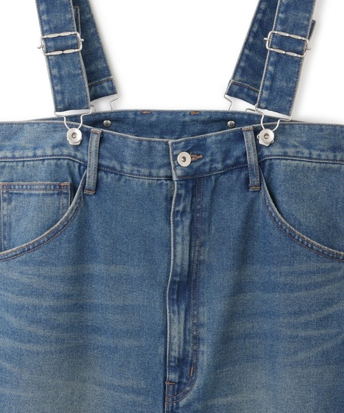 ADAM ET ROPE'（アダムエロペ）の「【サステナブル】2WAYデニムサロペット（サロペット/オーバーオール・レディース・ブラック/ブルー・38/36）」の18枚目の写真