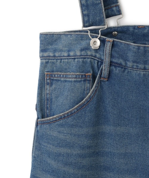 ADAM ET ROPE'（アダムエロペ）の「【サステナブル】2WAYデニムサロペット（サロペット/オーバーオール・レディース・ブラック/ブルー・38/36）」の20枚目の写真