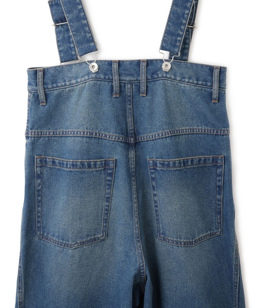 ADAM ET ROPE'（アダムエロペ）の「【サステナブル】2WAYデニムサロペット（サロペット/オーバーオール・レディース・ブラック/ブルー・38/36）」の22枚目の写真