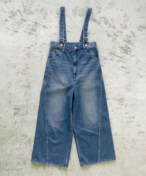サステナブル】2WAYデニムサロペット(サロペット/オーバーオール サステナブル】2WAYデニムサロペット(サロペット/オーバーオール