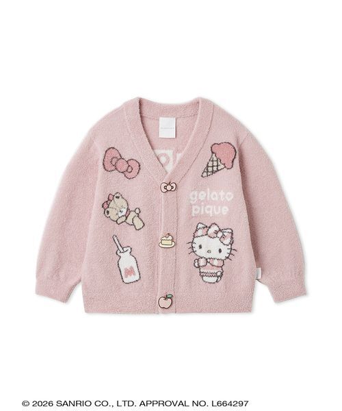 【gelato pique】【KIDS】スムーズィーカーディガン　90cm gelato pique】【KIDS】スムーズィーカーディガン（ルームウェア