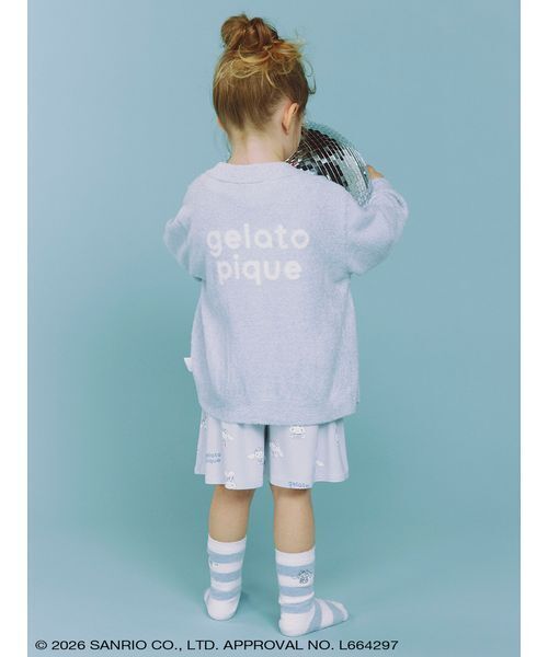 サンリオハウスgelatopique カーディガン 90cm シナモン kids gelato pique - サンリオハウス ジェラピケ シナモンカーディガン 90の
