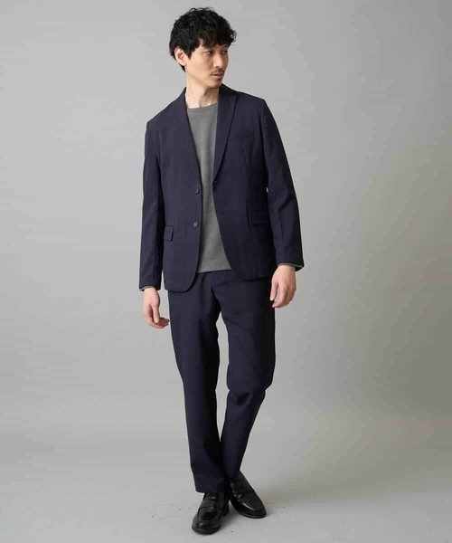 a.v.v（アーヴェヴェ）の「【イージーケア/洗濯機で洗える/毛玉になりにくい/ストレッチ】アムンゼンストレッチセミルーズパンツ（その他パンツ・メンズ・ベージュ/ネイビー・48/46/50）」の8枚目の写真