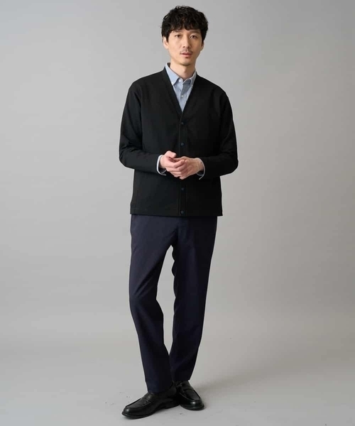 a.v.v（アーヴェヴェ）の「【イージーケア/洗濯機で洗える/毛玉になりにくい/ストレッチ】アムンゼンストレッチセミルーズパンツ（その他パンツ・メンズ・ベージュ/ネイビー・48/46/50）」の9枚目の写真